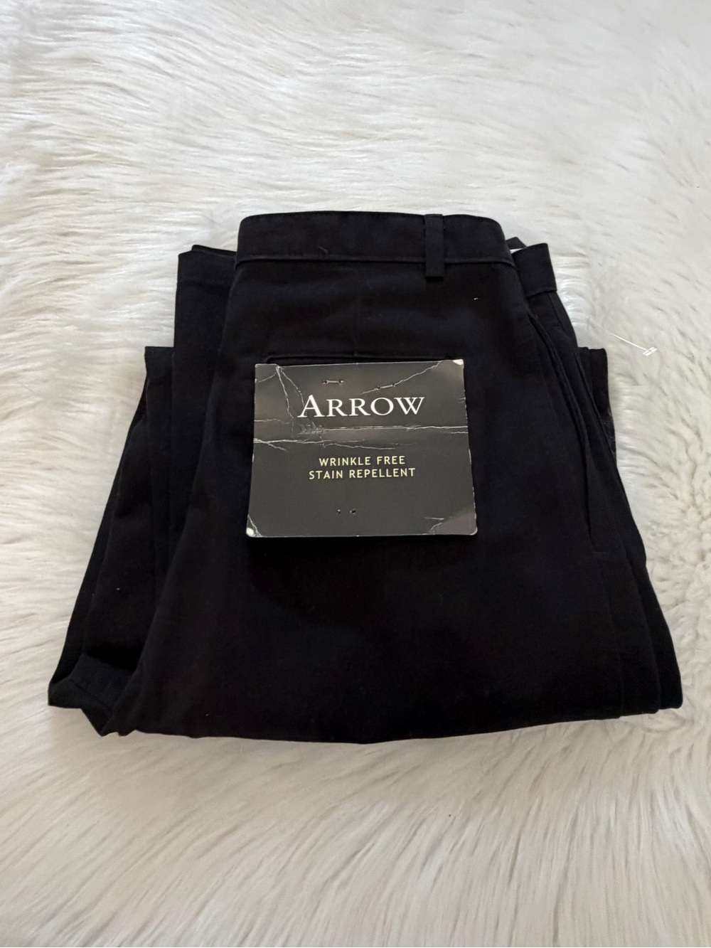 ARROW Black Chino Pants Sz 18